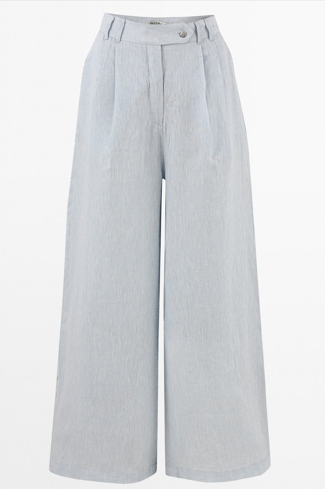 Wide-Leg Linen Pants