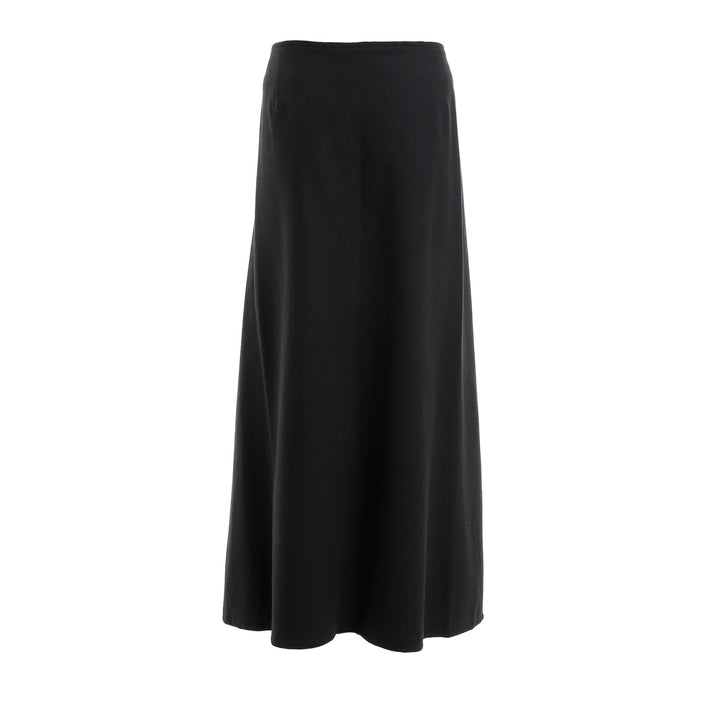 A-line Skirt With Ruffled Cut And Zip