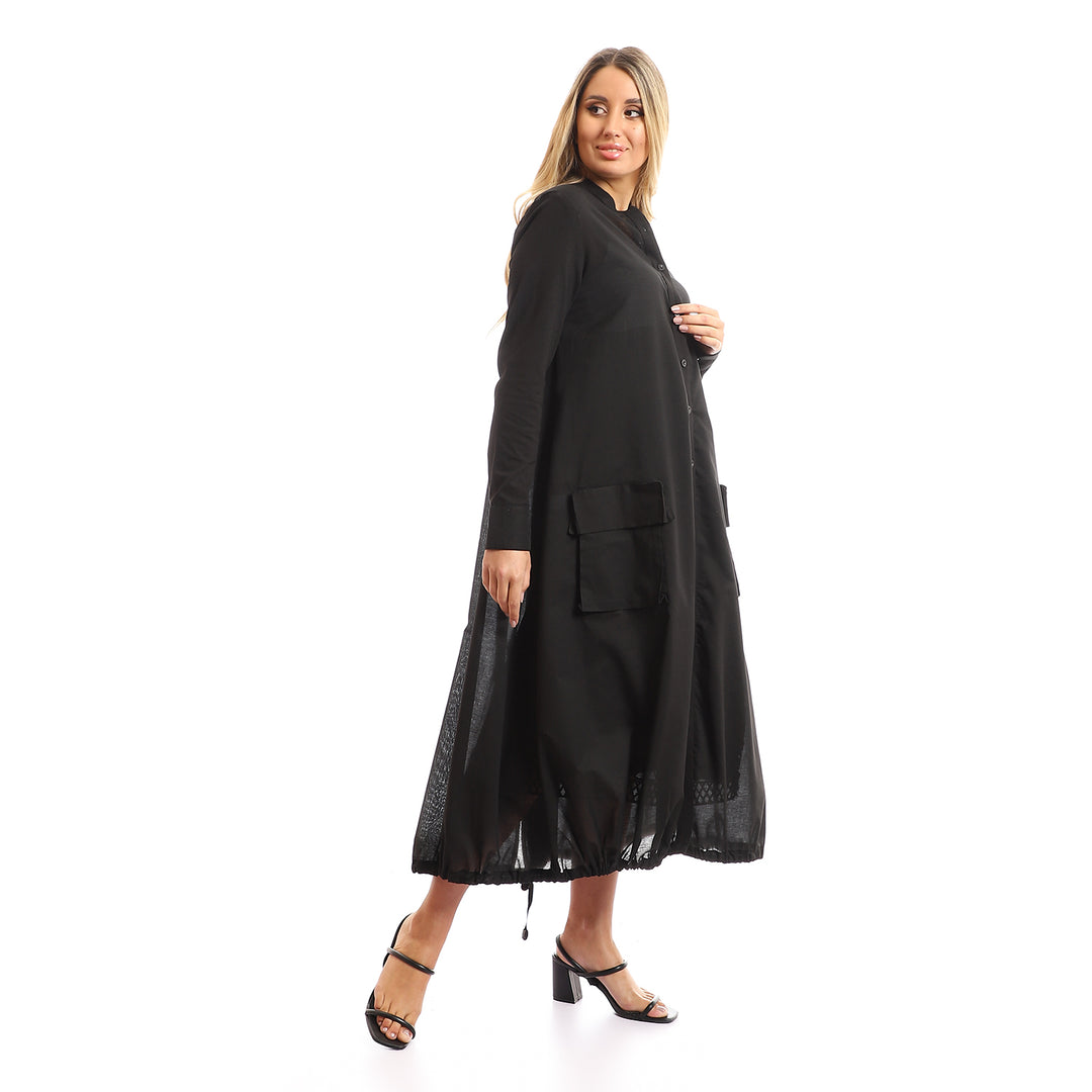 Maxi Dress With Two Front Pockets