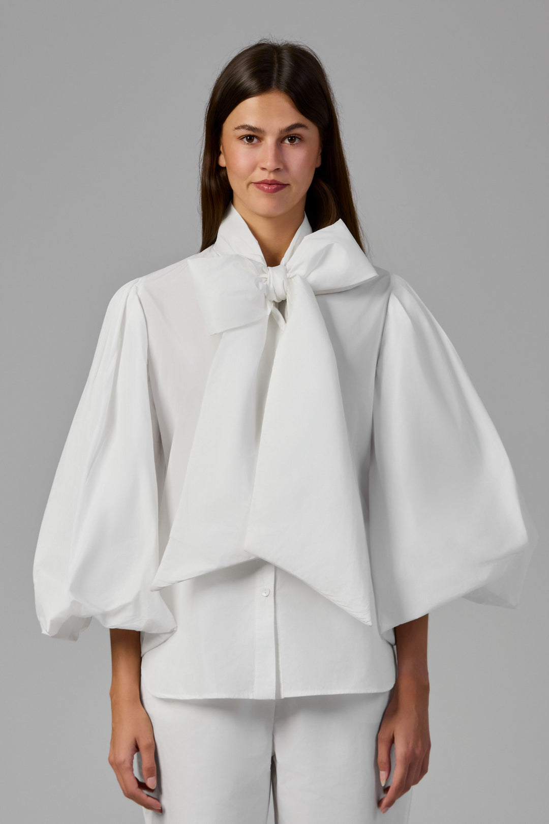 The Sculpted Bow Blouse