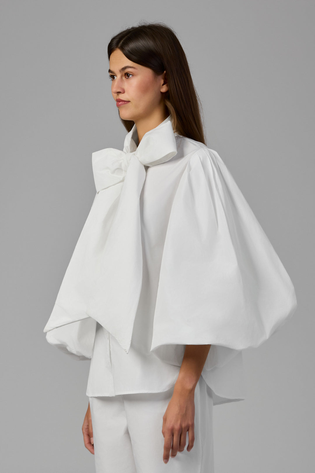 The Sculpted Bow Blouse