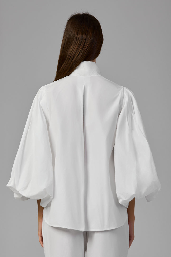 The Sculpted Bow Blouse