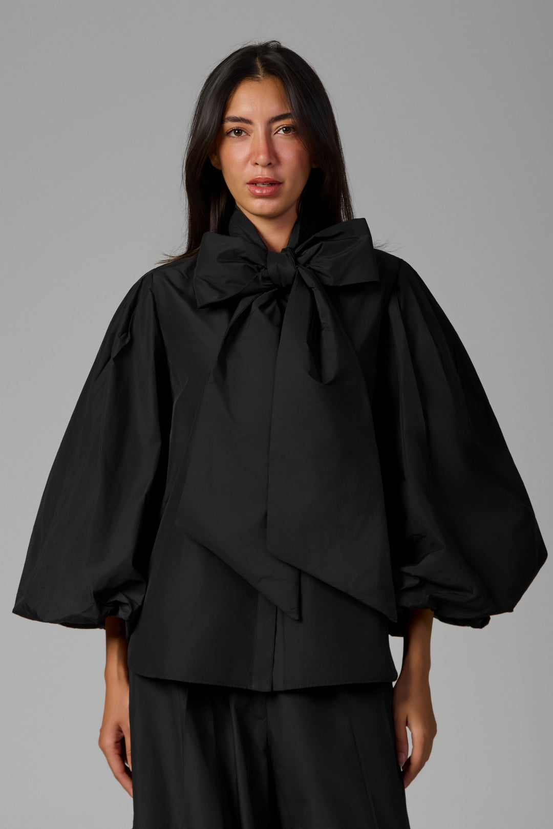 The Sculpted Bow Blouse