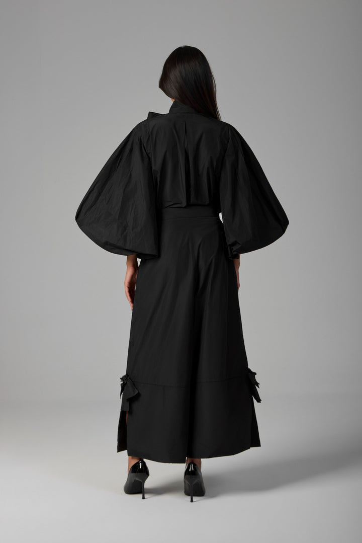 The Sculpted Bow Blouse