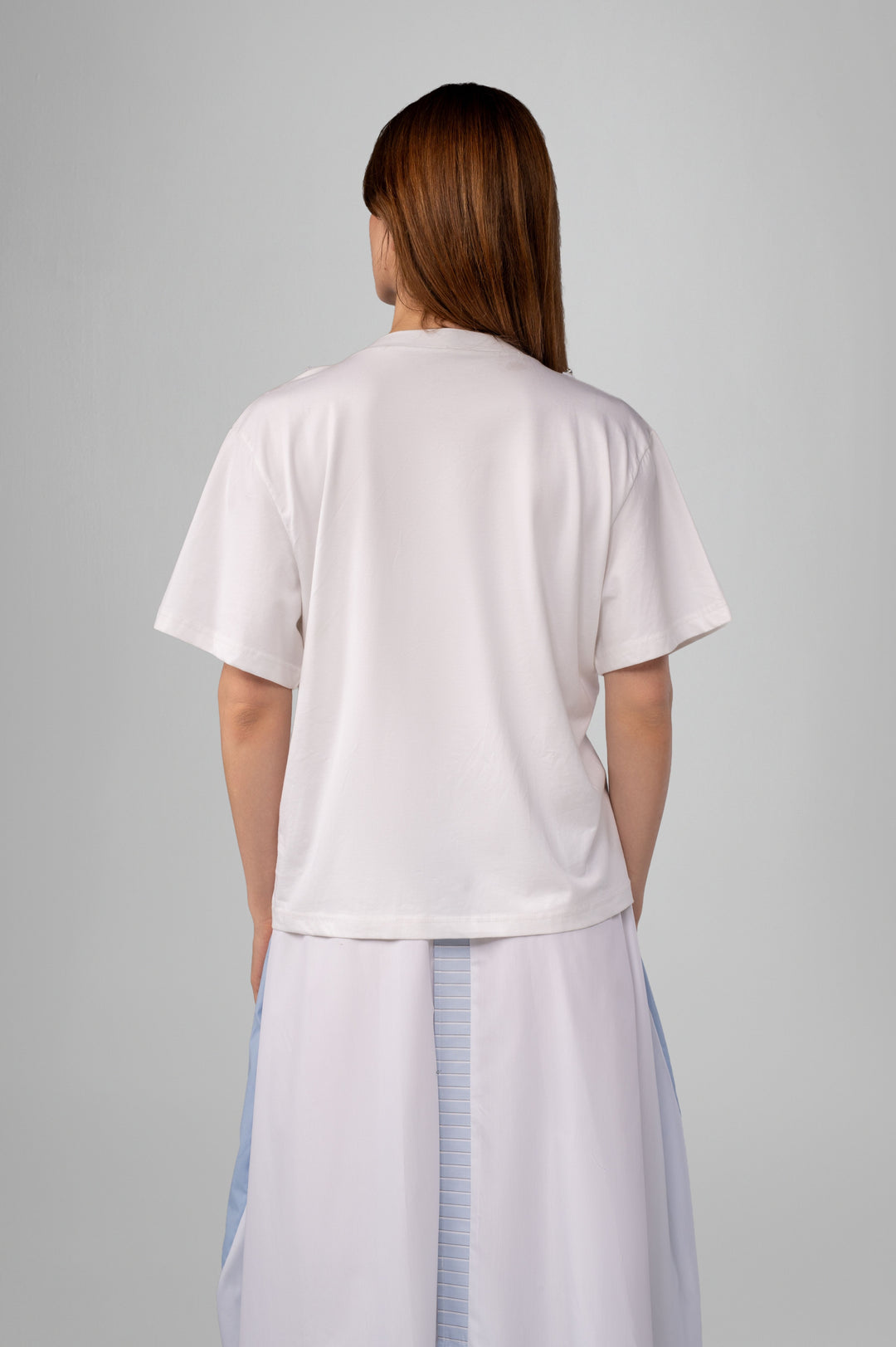 Embellished Basic Cotton T-Shirt