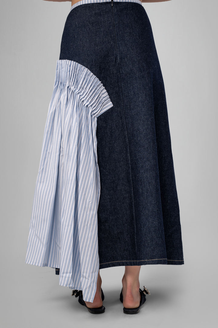 The Dynamic Denim Skirt
