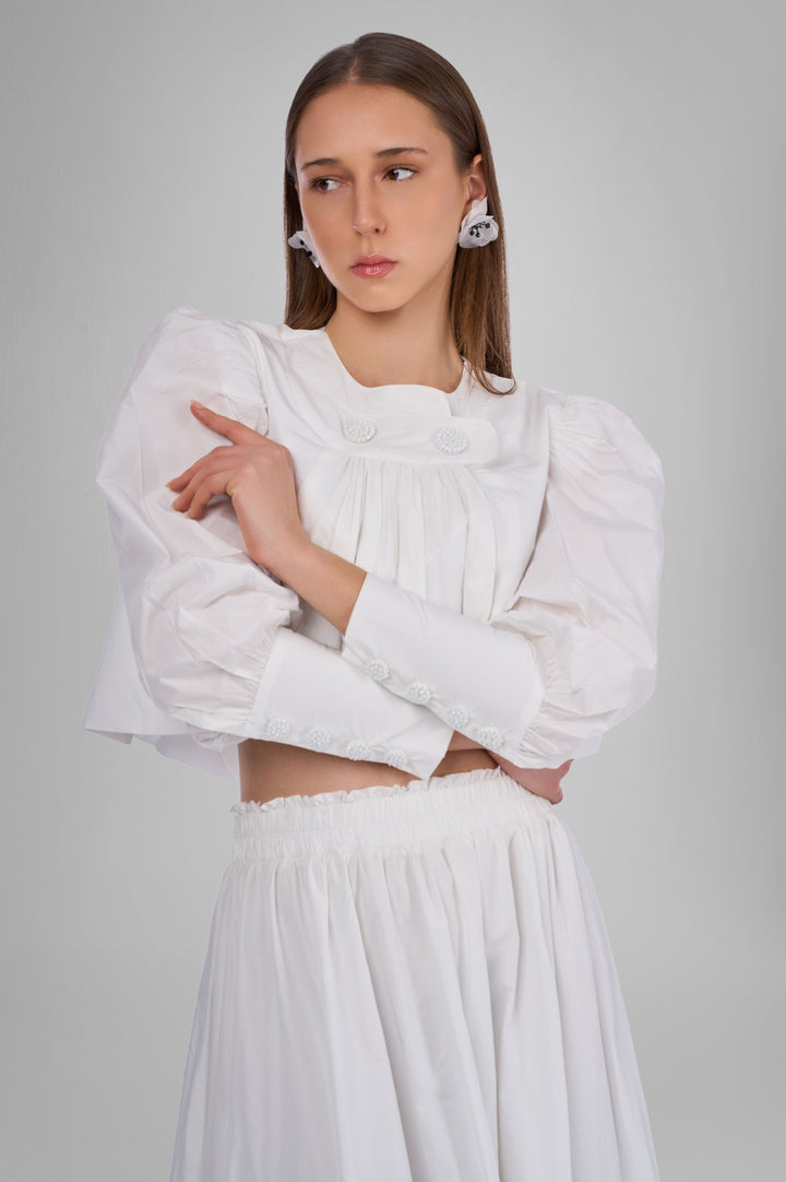 The Bloom Voluminous Cropped Top