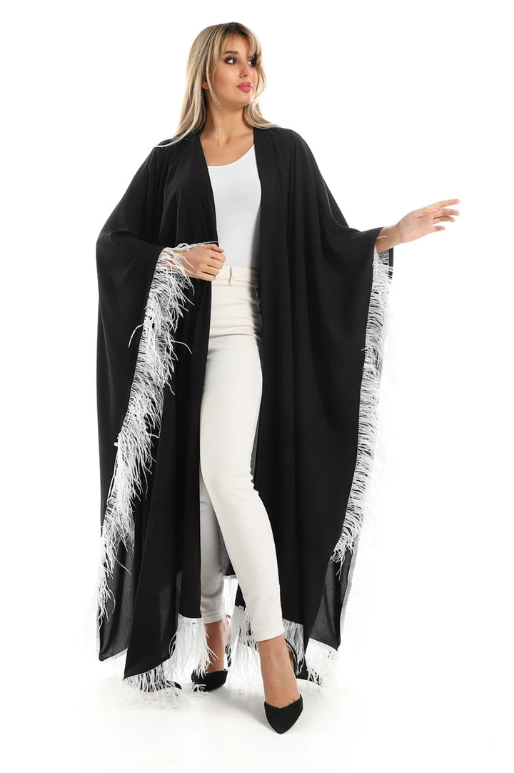 Feather Opened Kaftan
