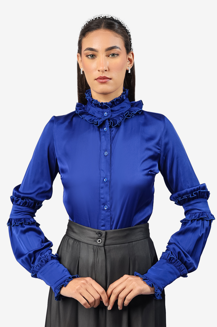 Luna Satin Blouse