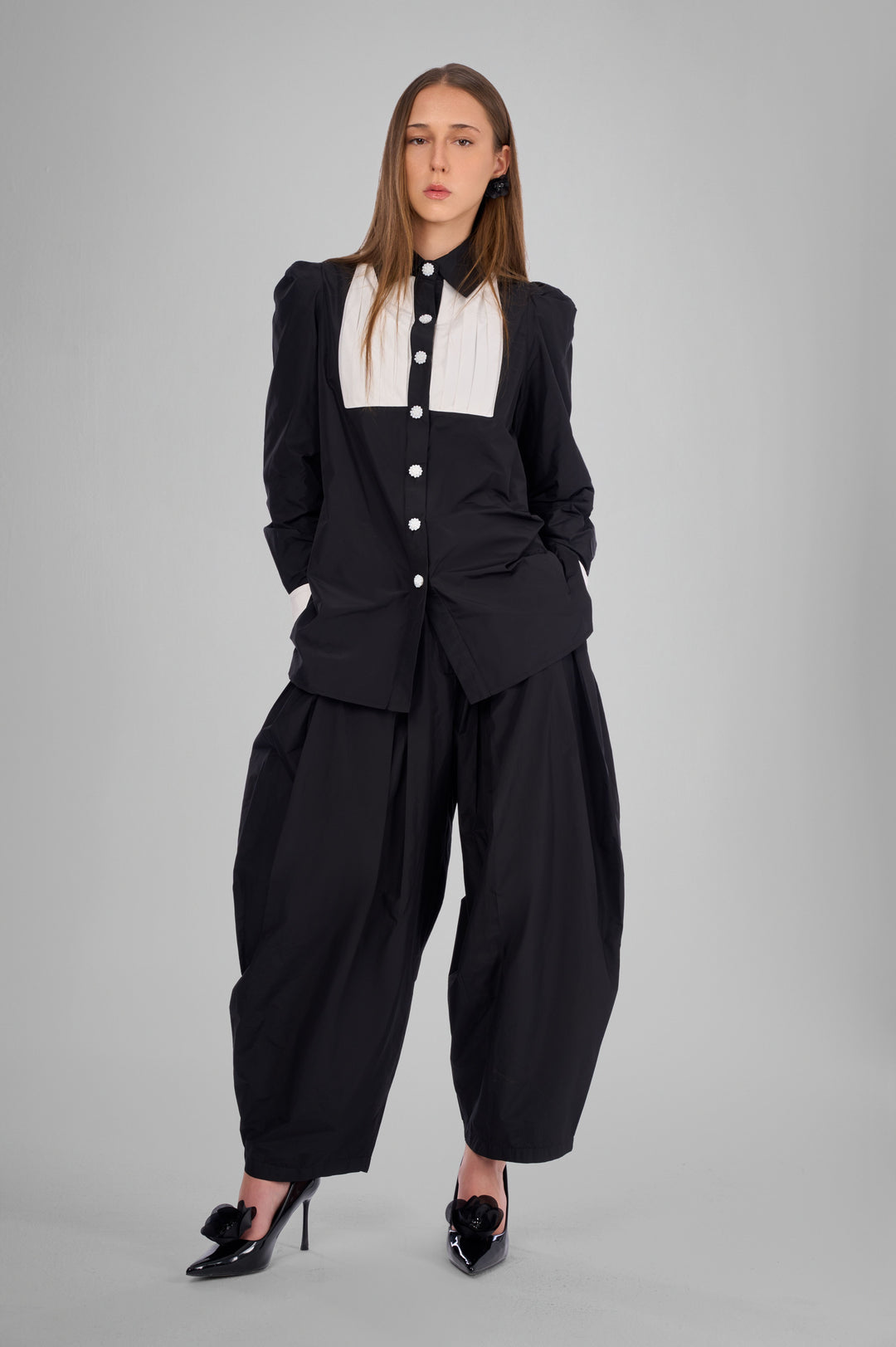 The Duality Contrast Blouse