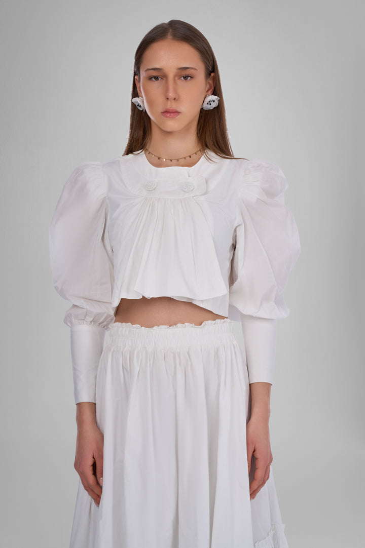 The Bloom Voluminous Cropped Top