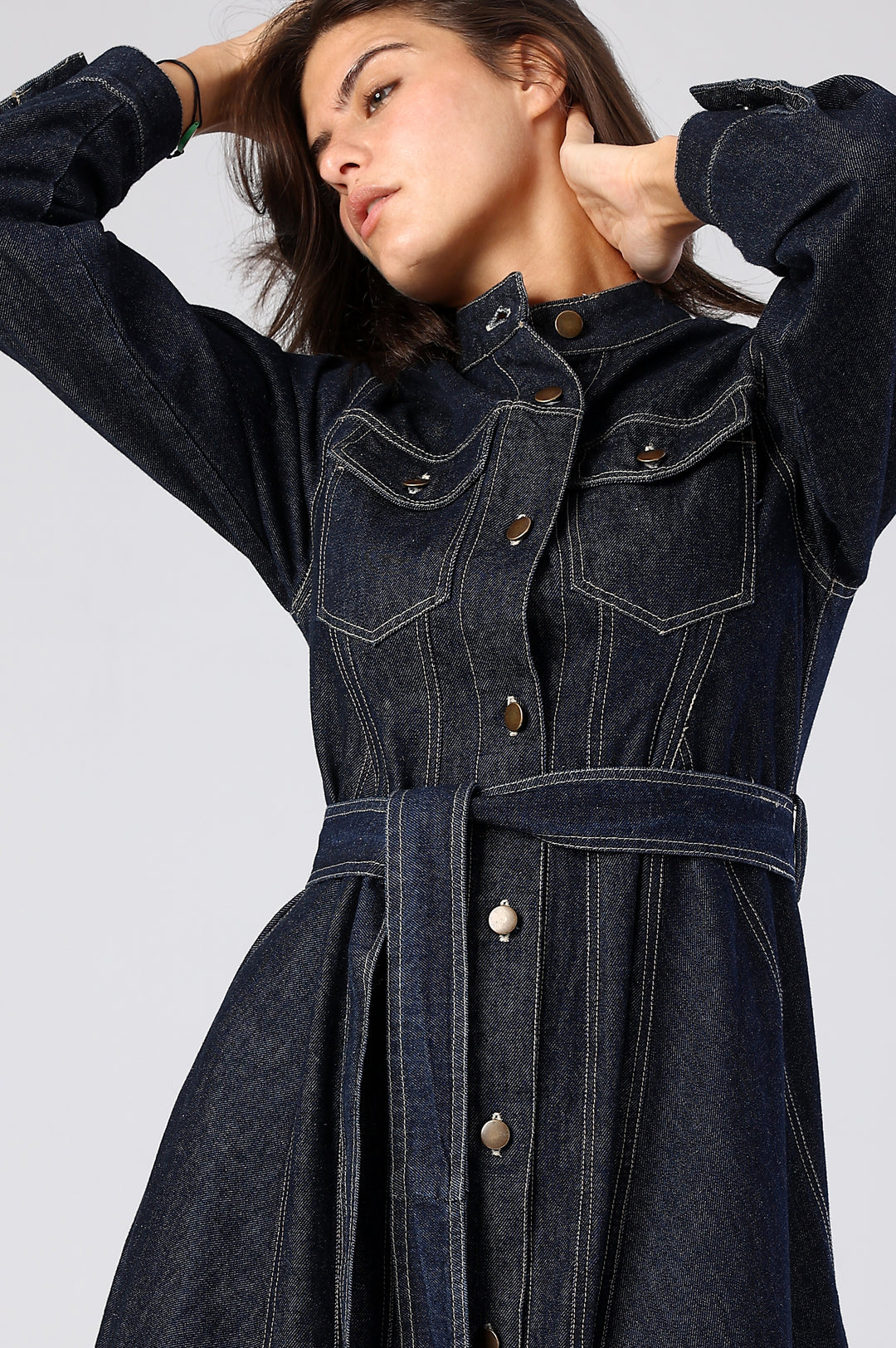 The Cassara Denim Dress