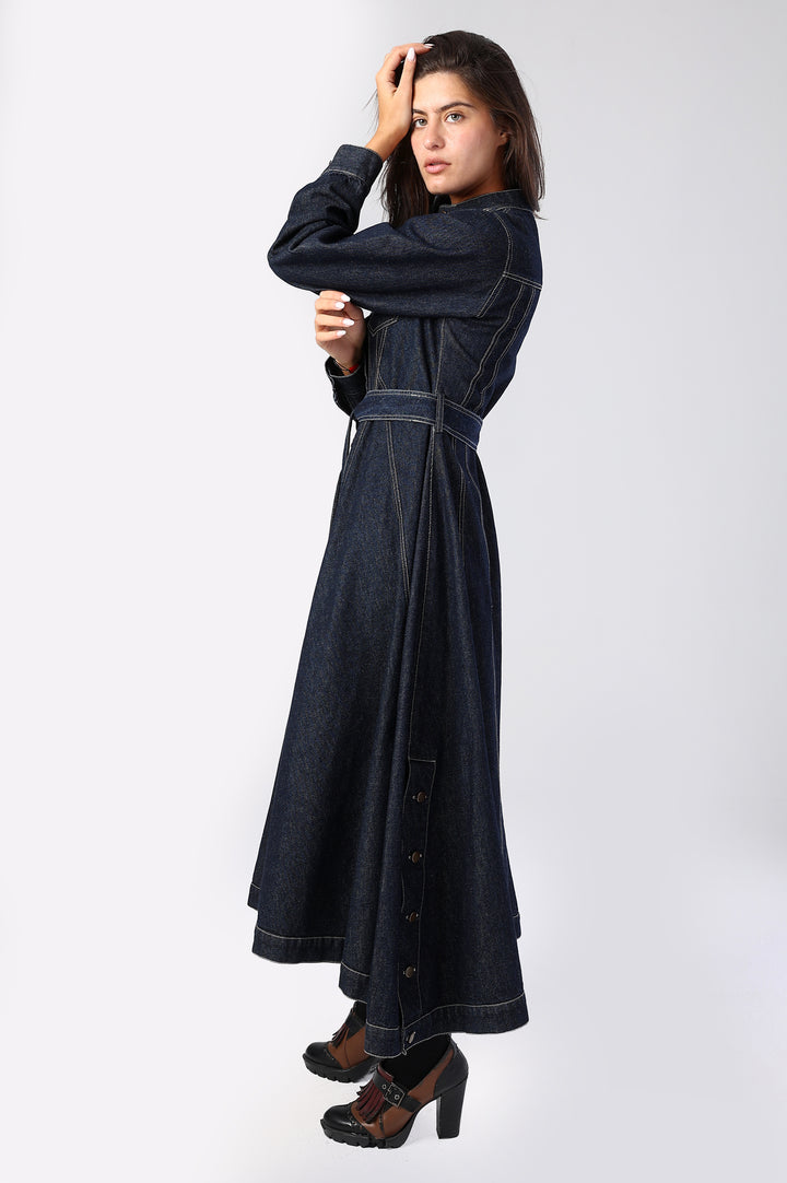 The Cassara Denim Dress