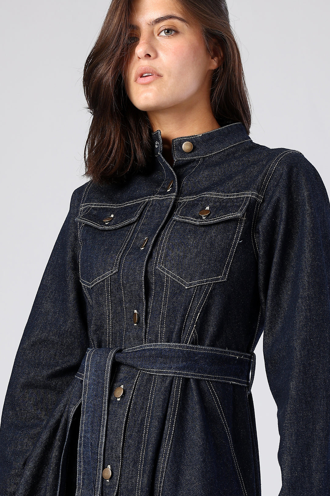 The Cassara Denim Dress