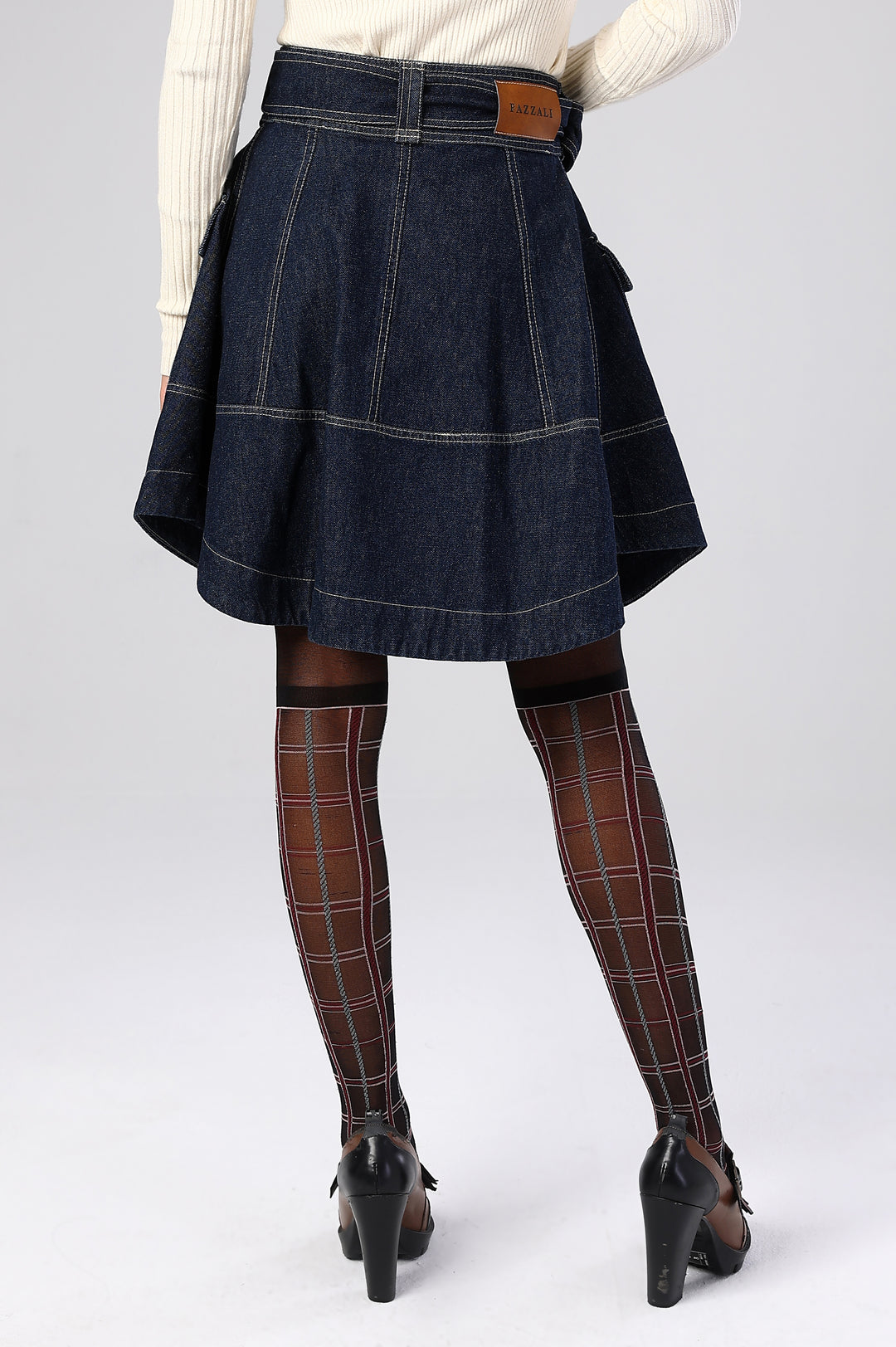 The Rebel Utility Denim Skirt