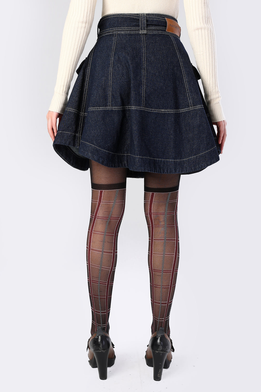 The Rebel Utility Denim Skirt