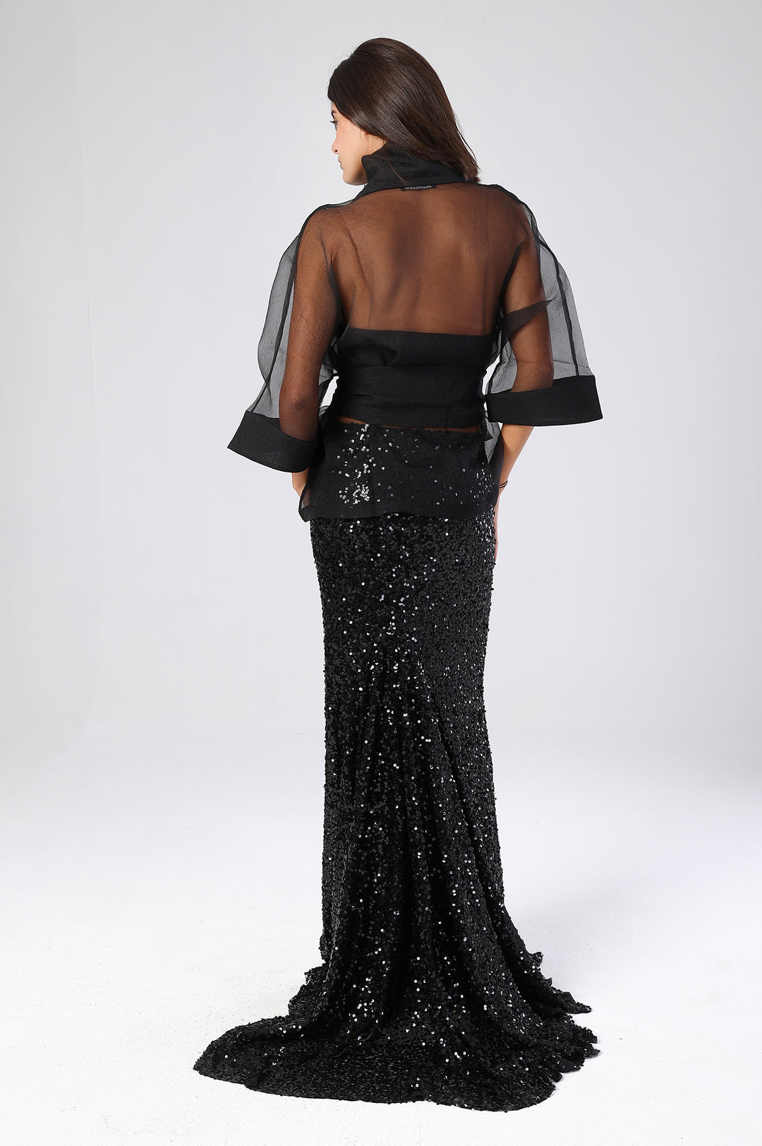 Wrapped Organza Jacket