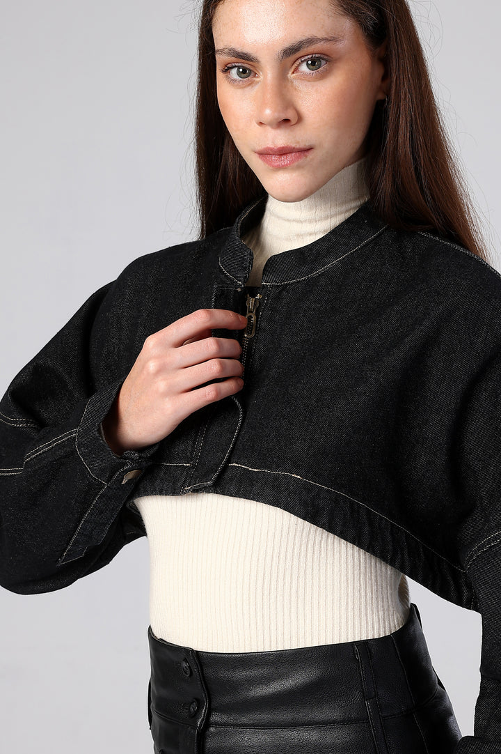 The Raw Cut Denim Statement Jacket