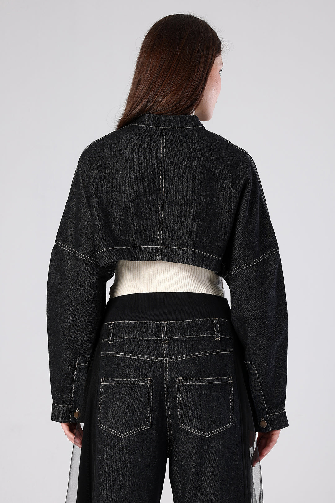 The Raw Cut Denim Statement Jacket