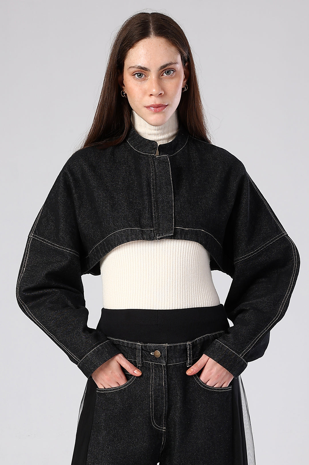 The Raw Cut Denim Statement Jacket