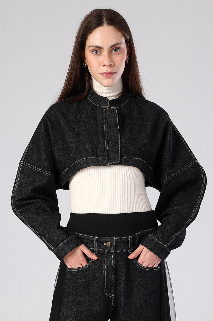 The Raw Cut Denim Statement Jacket