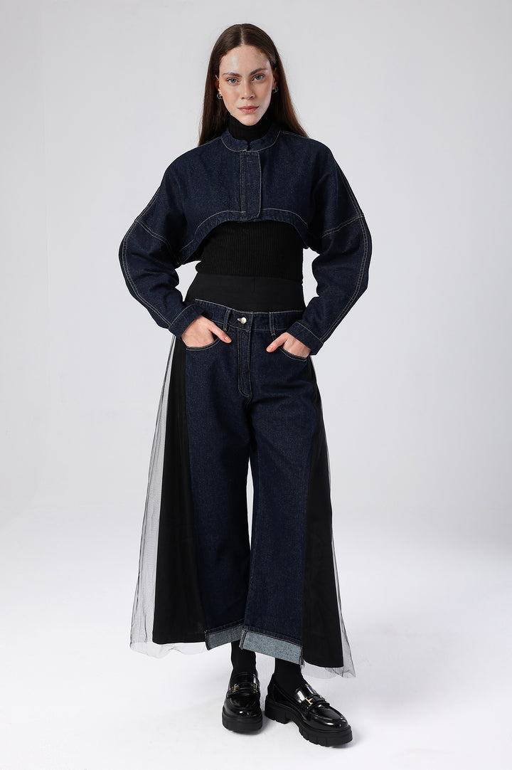 The Raw Cut Denim Statement Jacket