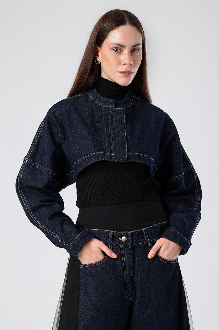 The Raw Cut Denim Statement Jacket