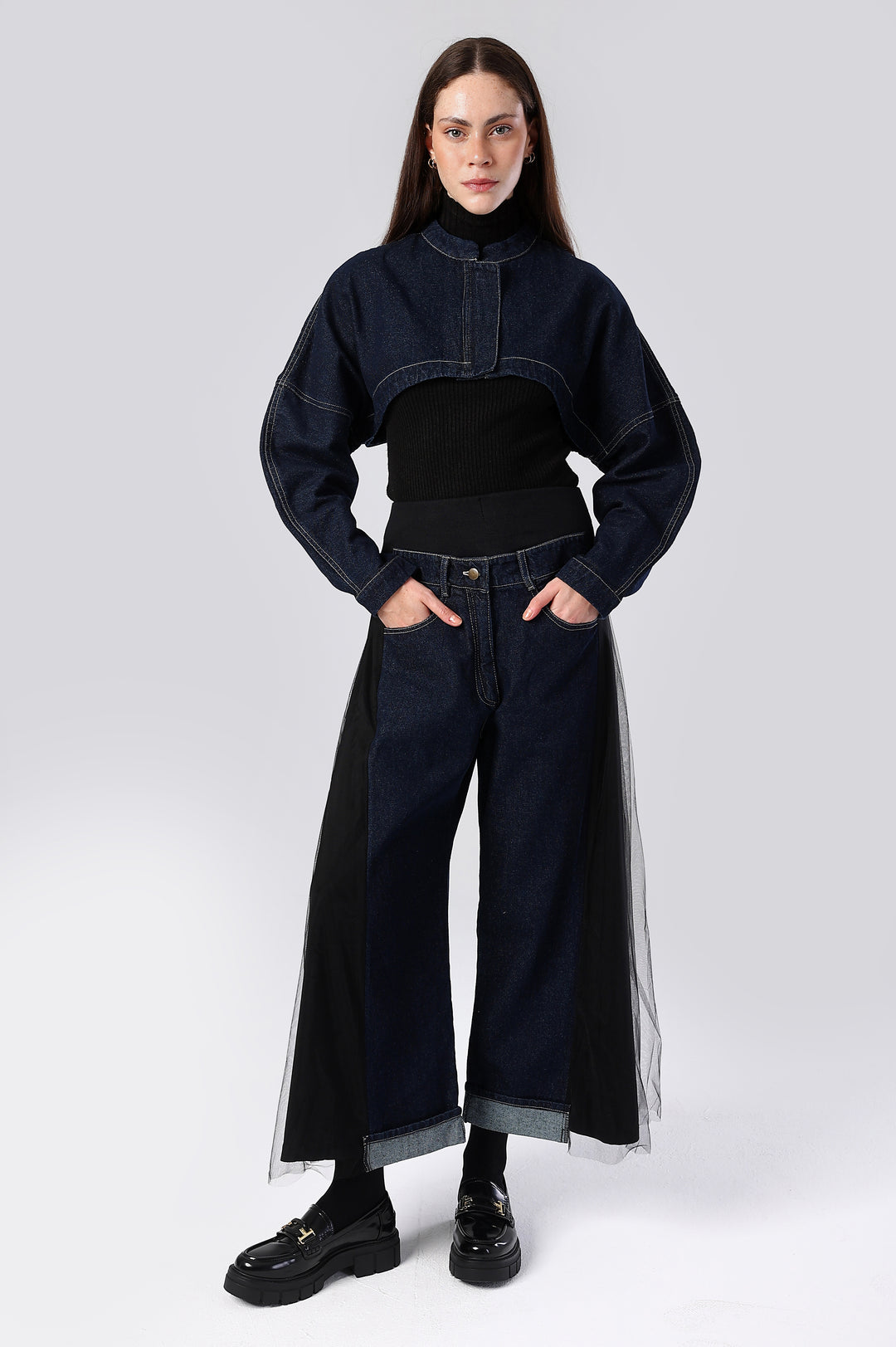 The Raw Cut Denim Statement Jacket