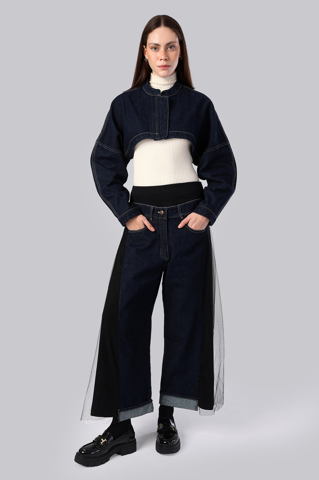 The Raw Cut Denim Statement Jacket