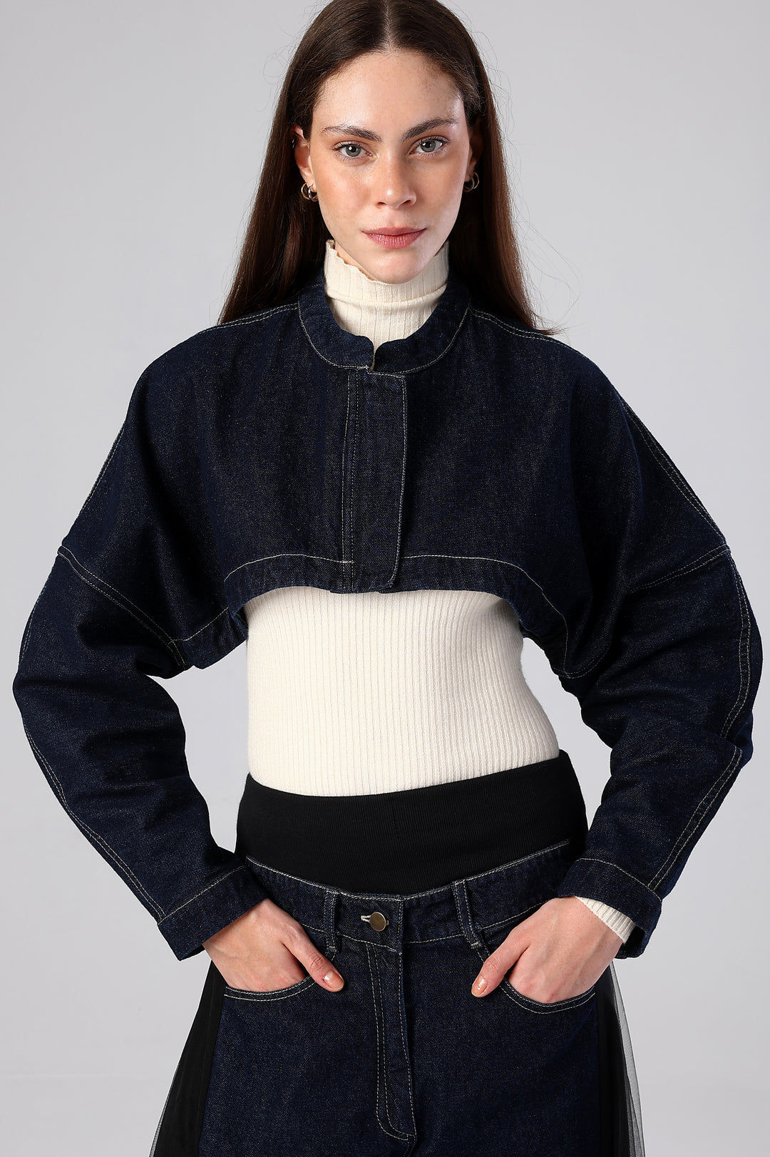 The Raw Cut Denim Statement Jacket