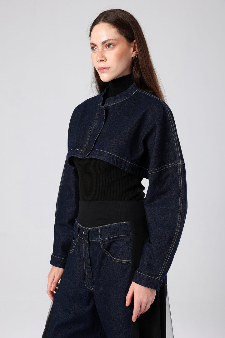 The Raw Cut Denim Statement Jacket