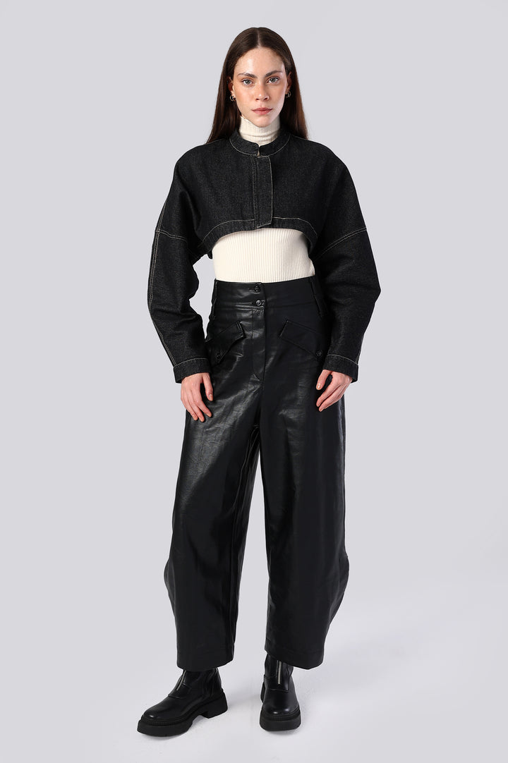 The Raw Cut Denim Statement Jacket