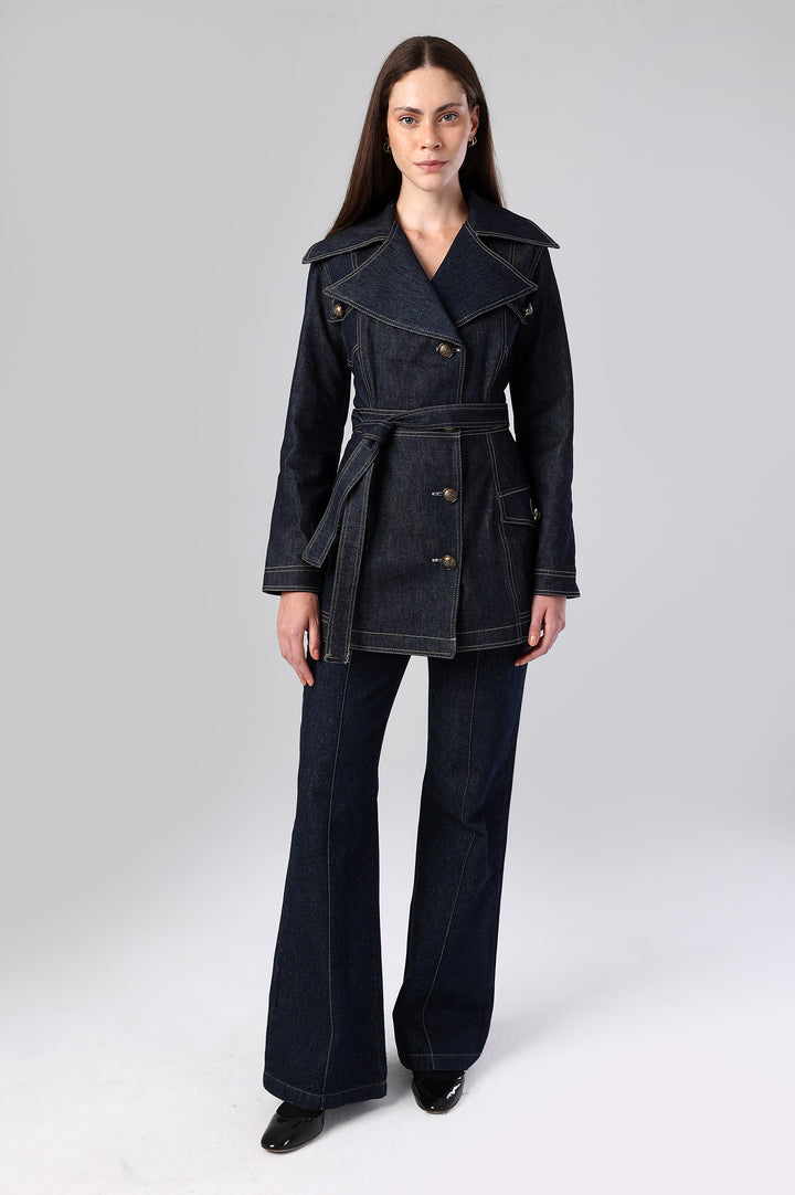 The Selene Denim Coat