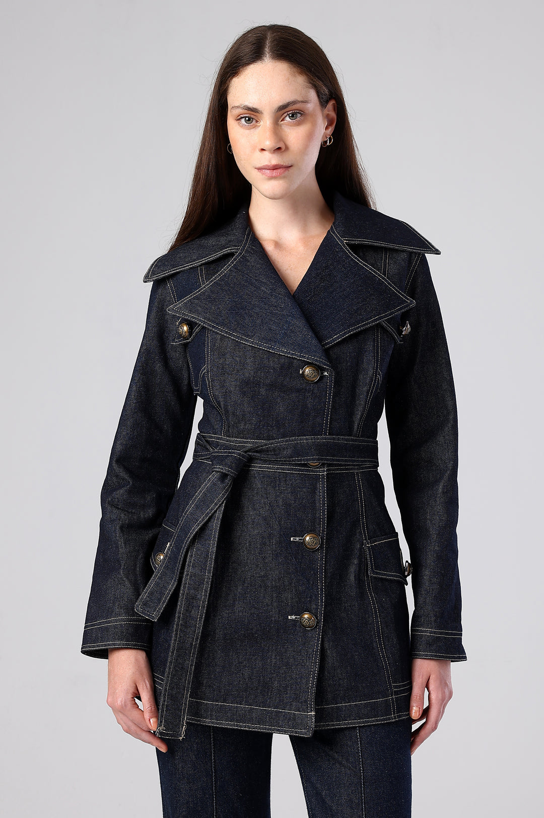 The Selene Denim Coat