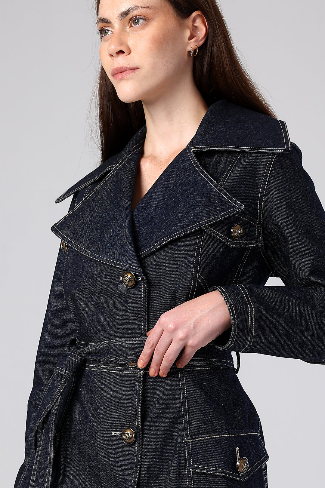 The Selene Denim Coat