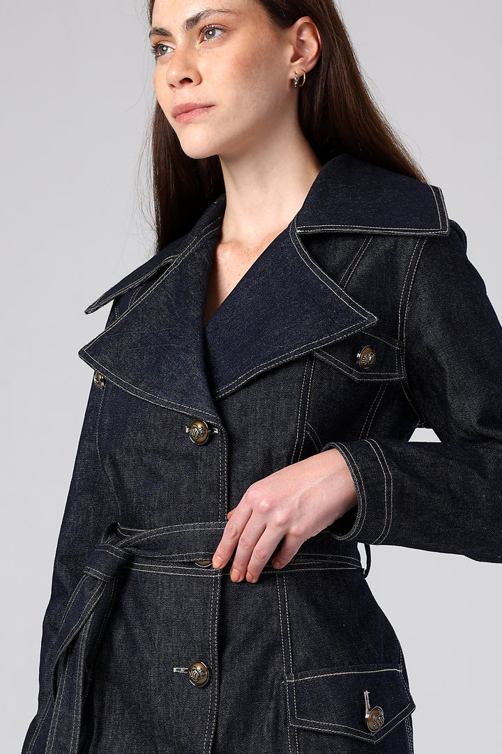 The Selene Denim Coat
