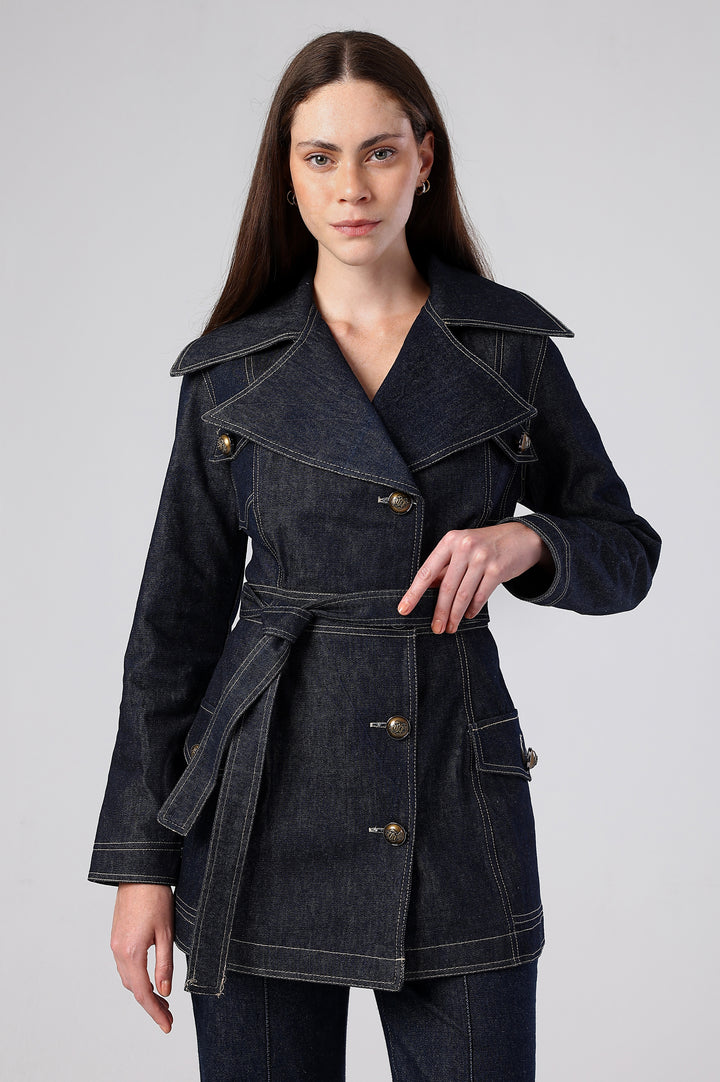 The Selene Denim Coat
