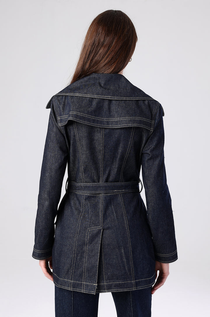 The Selene Denim Coat