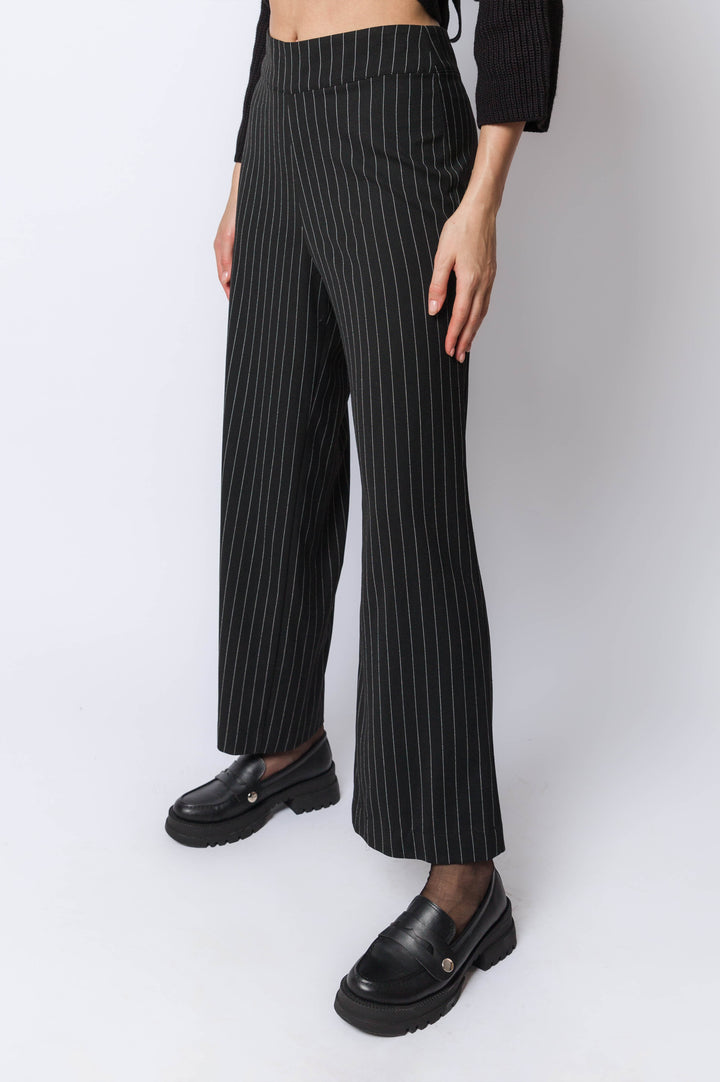 Stripped Straight Fit Pants