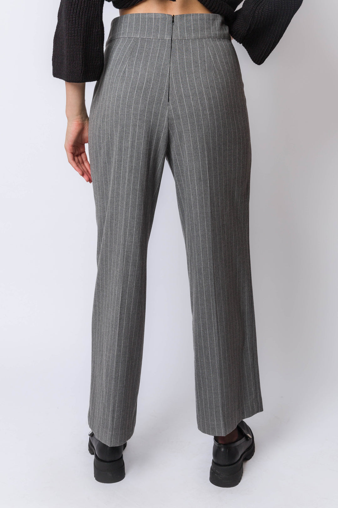 Stripped Straight Fit Pants