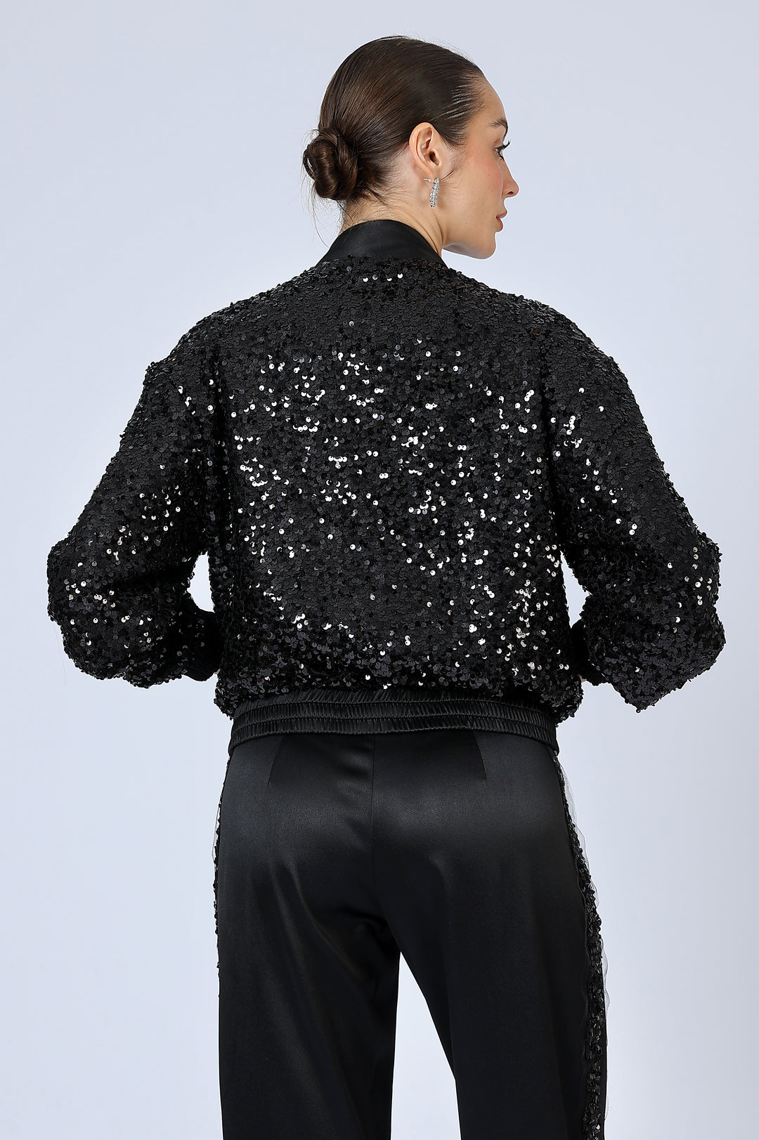 Sequins Bomber Jacket