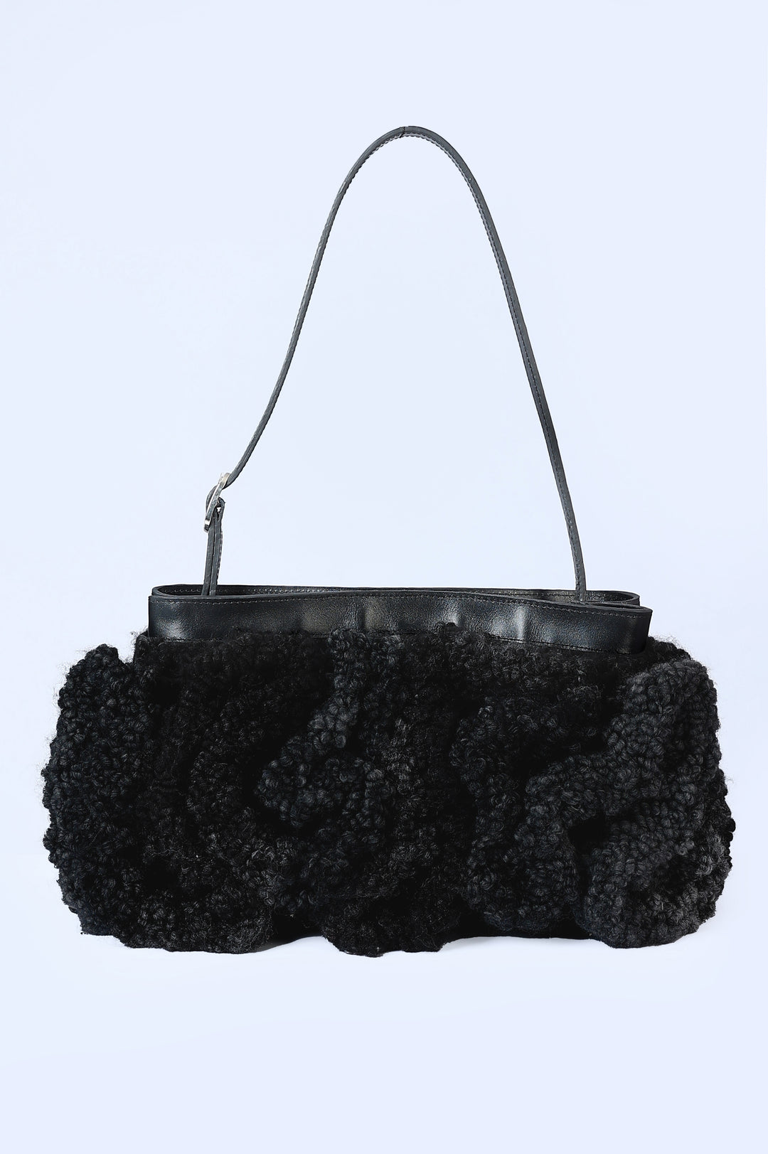 Handmade Knitted Bag in Black