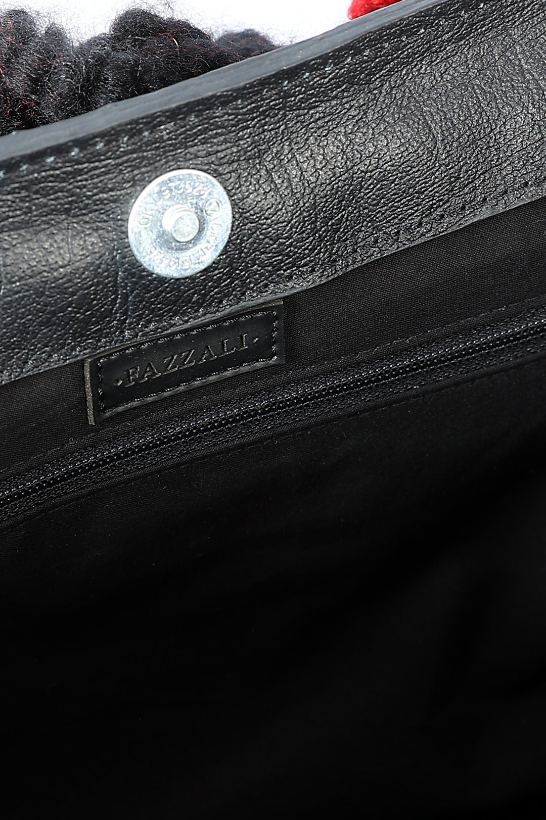 Handmade Knitted Bag in Red