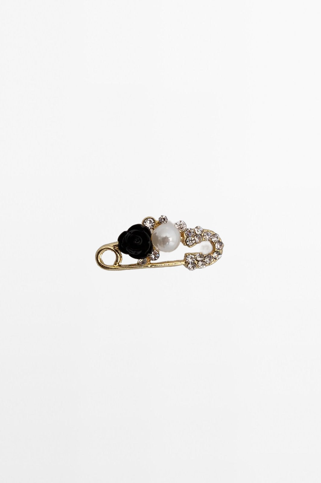 Flower & Pearl Pin Brooch