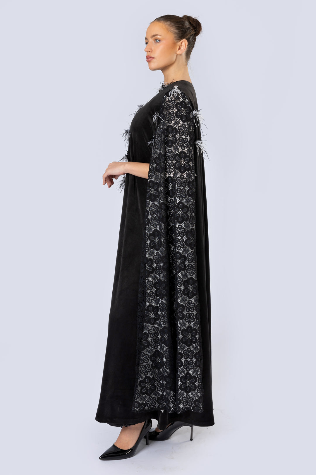 Velvet Cape Kaftan