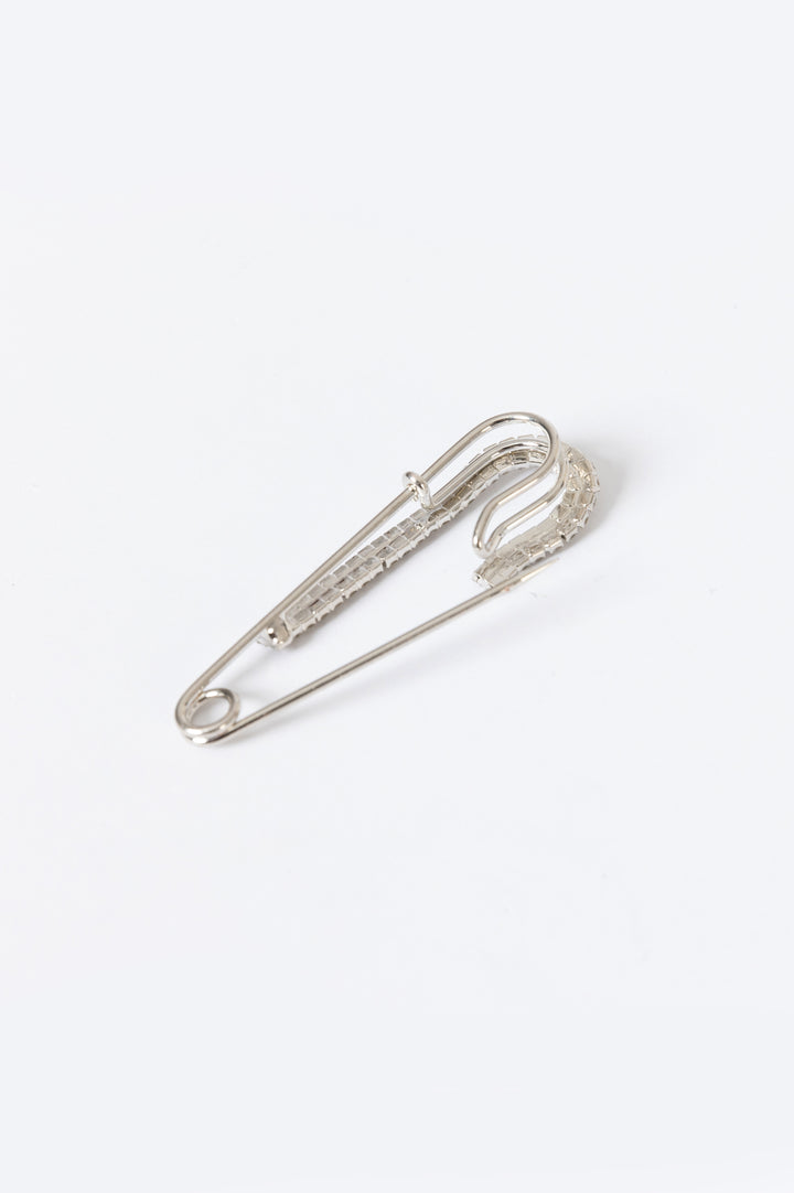 Safety Pin Shaped Brooch