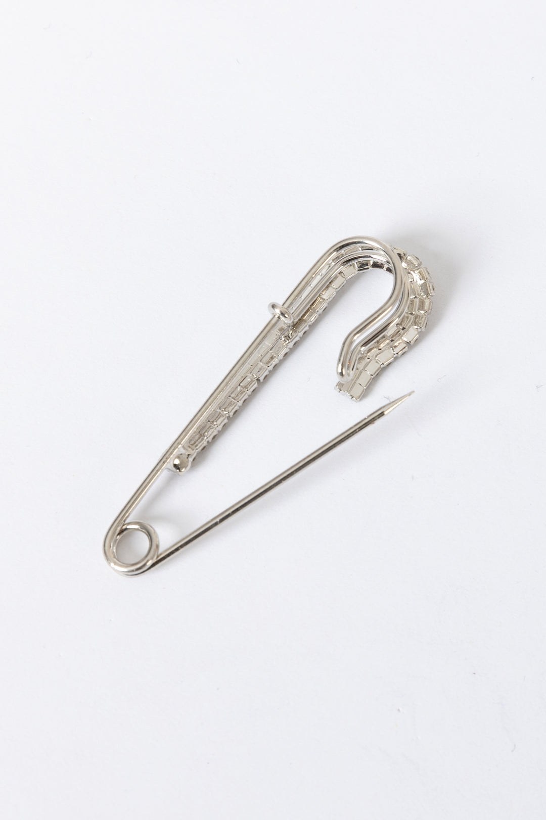 Safety Pin Shaped Brooch