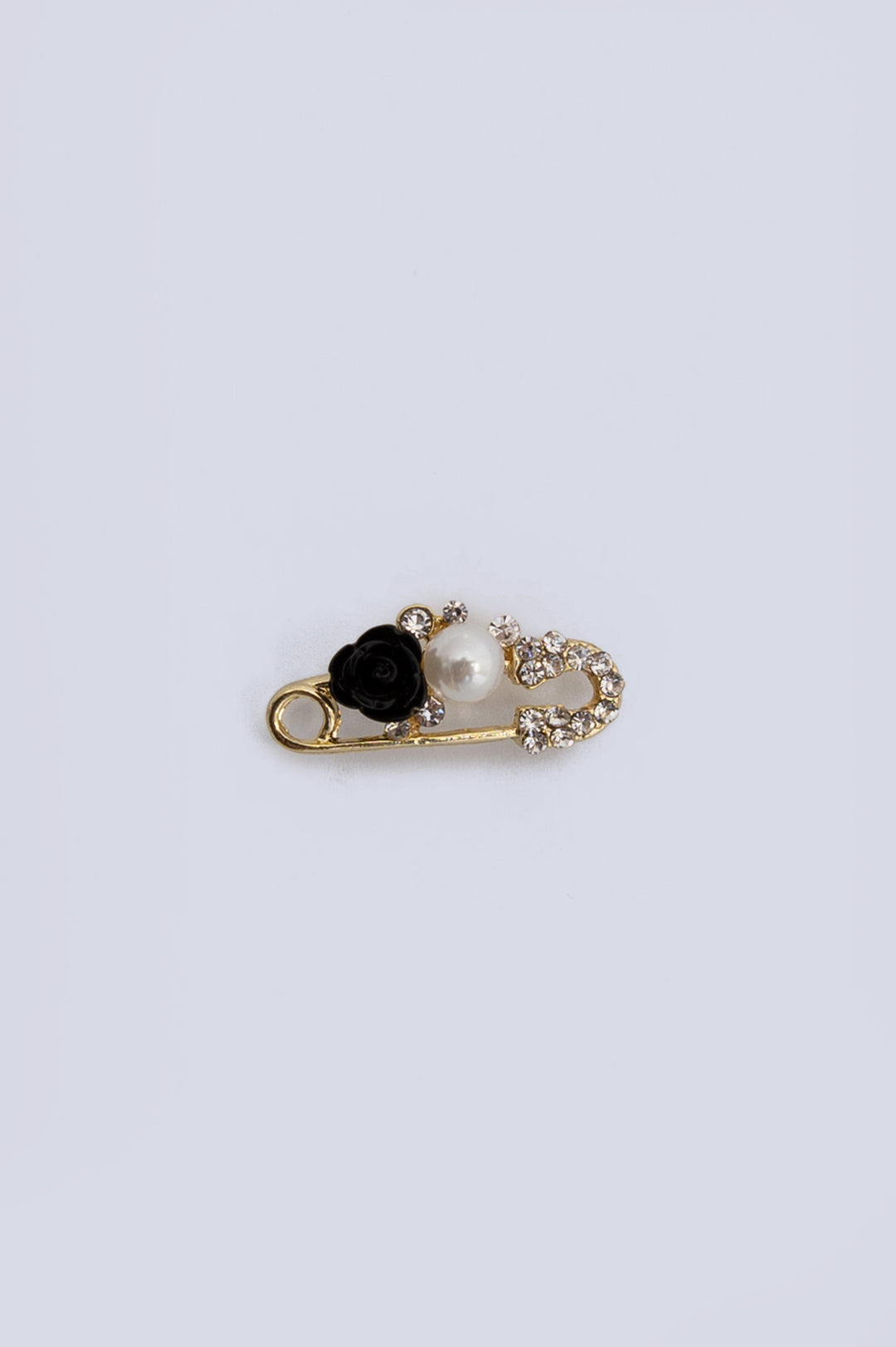 Flower & Pearl Pin Brooch