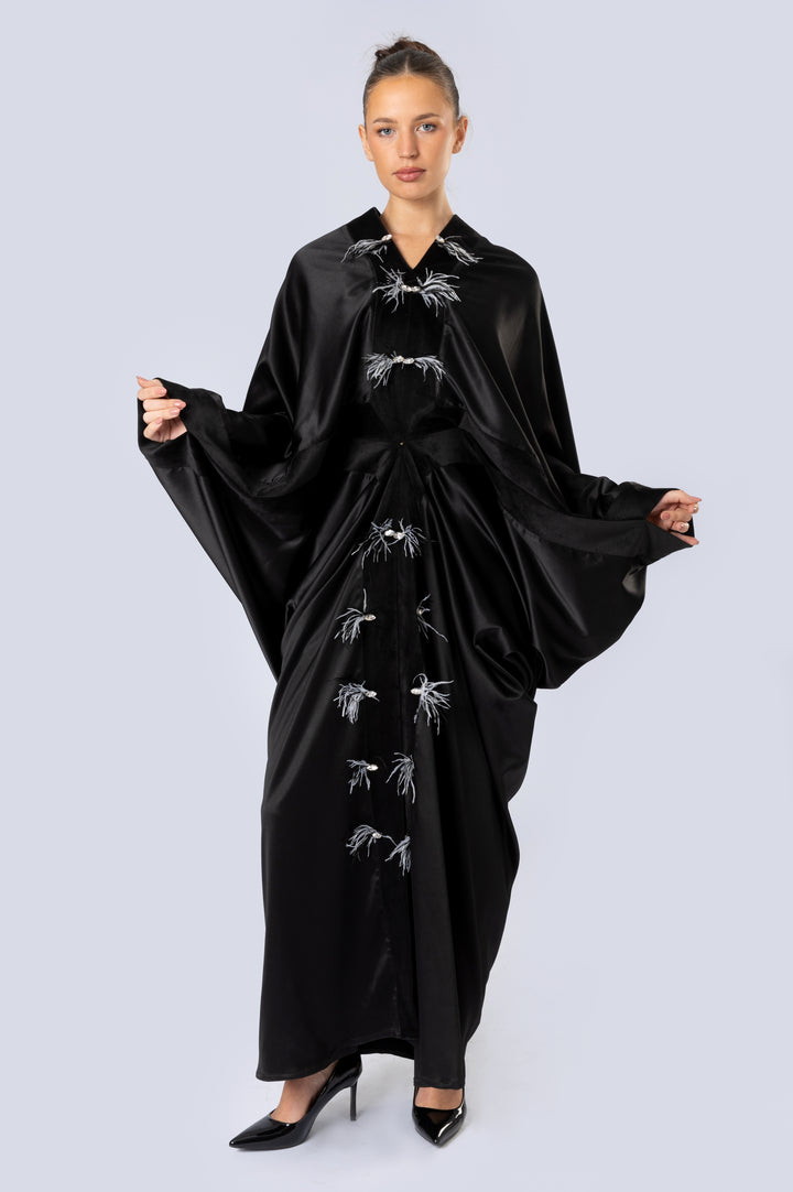 Satin Butterfly Kaftan