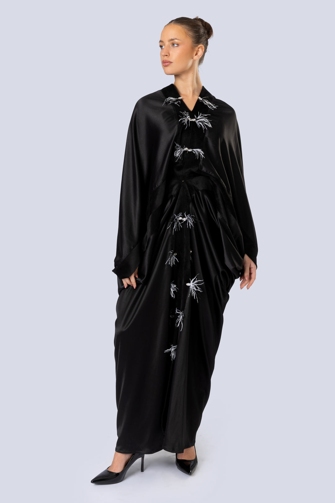 Satin Butterfly Kaftan